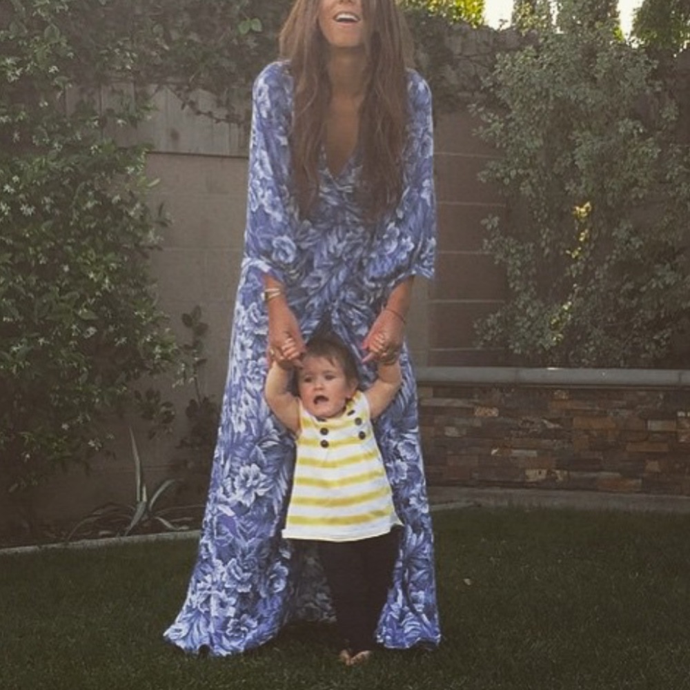 Bonnie & Clyde wrap maxi dress